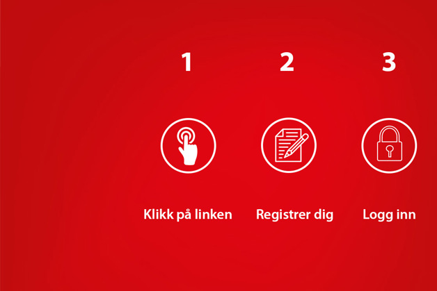Hvordan melder du deg på?