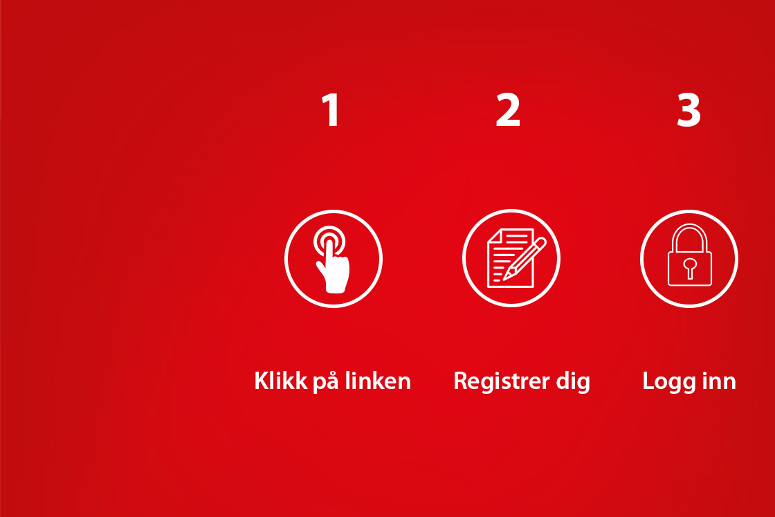 Hvordan melder du deg på?