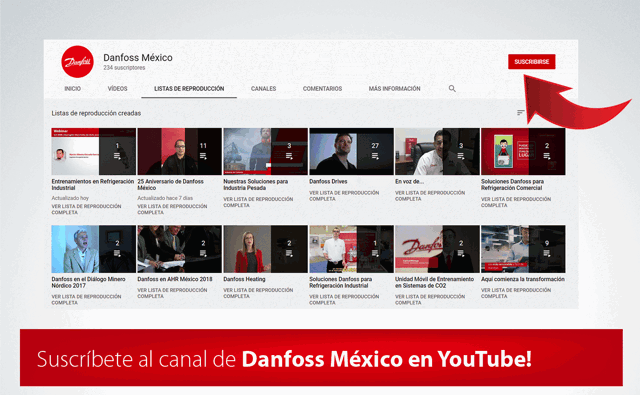 Canal de YouTube Danfoss México
