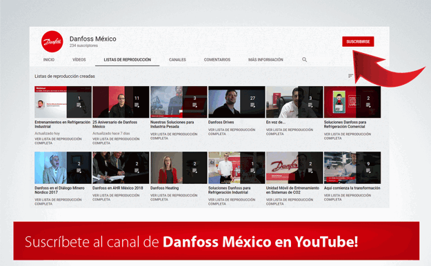 Canal de YouTube Danfoss México