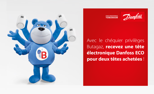 Promo butagaz Danfoss chauffage connecté