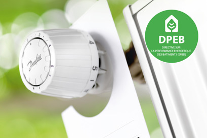 Danfoss DPEB compatible avec les robinets thermostatiques