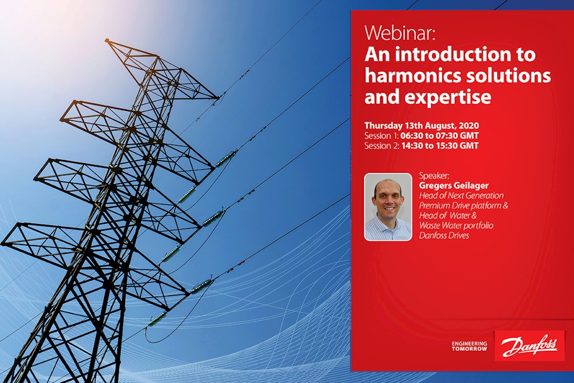 Danfoss Drives Webinar: Een introductie tot harmonischen oplossingen en expertise - 13 augustus 2020