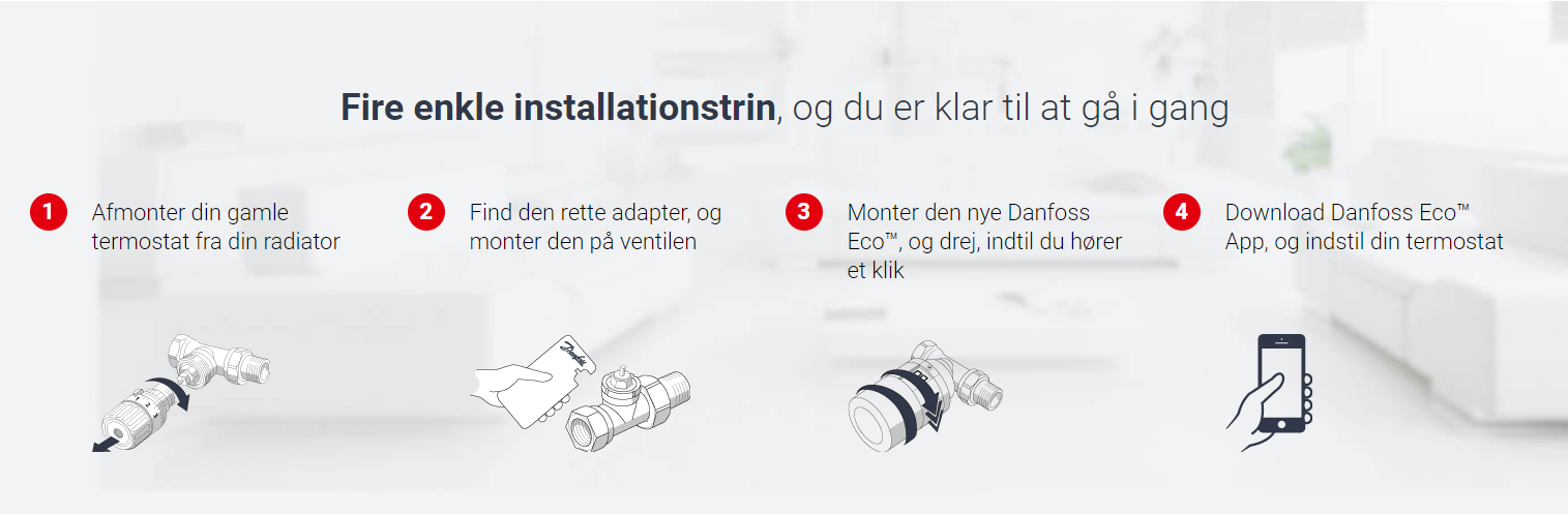 Danfoss Smartvarme, smart termostat, smart radiatortermostat
