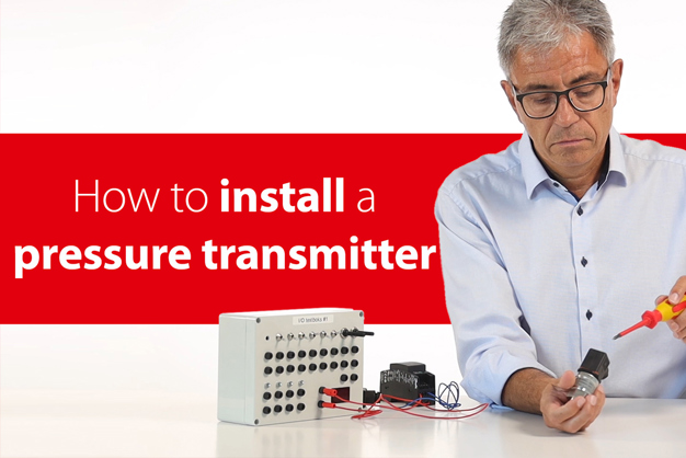 How to install a pressure transmitter