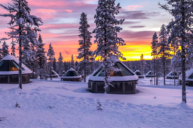 Romantiske omgivelser i Lappland multiplisert med komforten fra elektrisk oppvarming.