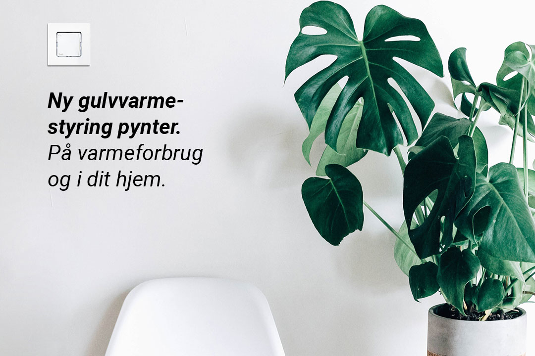 Elegante rumtermostater i diskret design