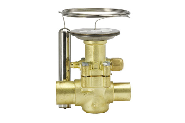 Product photo of the TE 20 thermostatic expansion valve by Danfoss