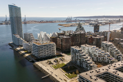 Urbanizacja miasta- megamiasto widok z góry