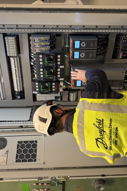 Extrusielijn met Danfoss iC7 drives