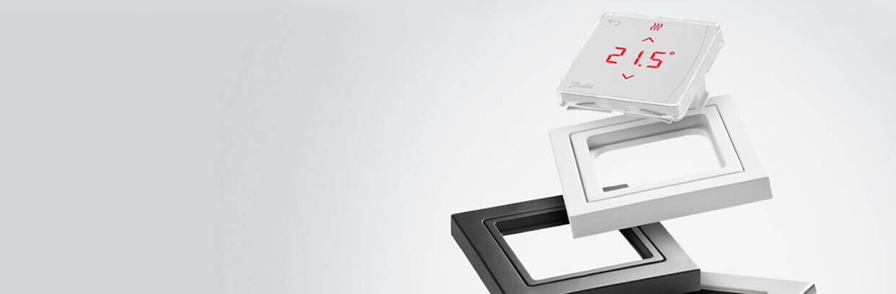 Danfoss Icon2™ - verdrahtete Thermostate, passend zu Ihren Schalterrahmen