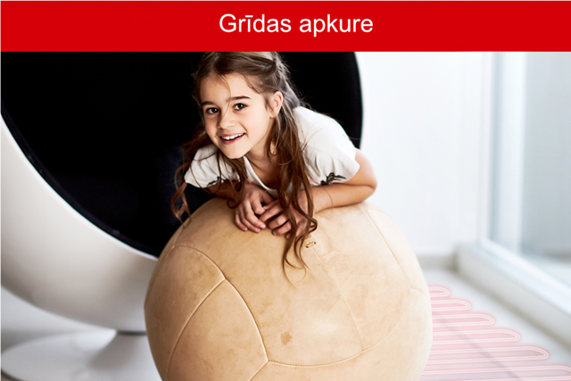 Viedā silto grīdu apsildes sistēmas kontrole