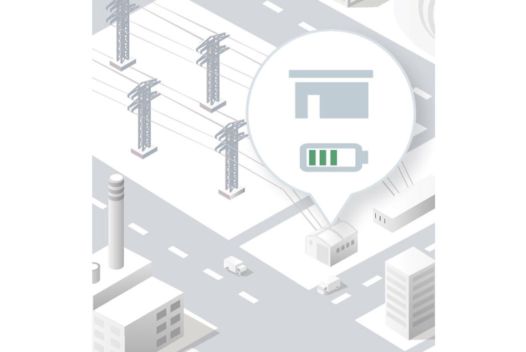 Infogram showing grid connectivity