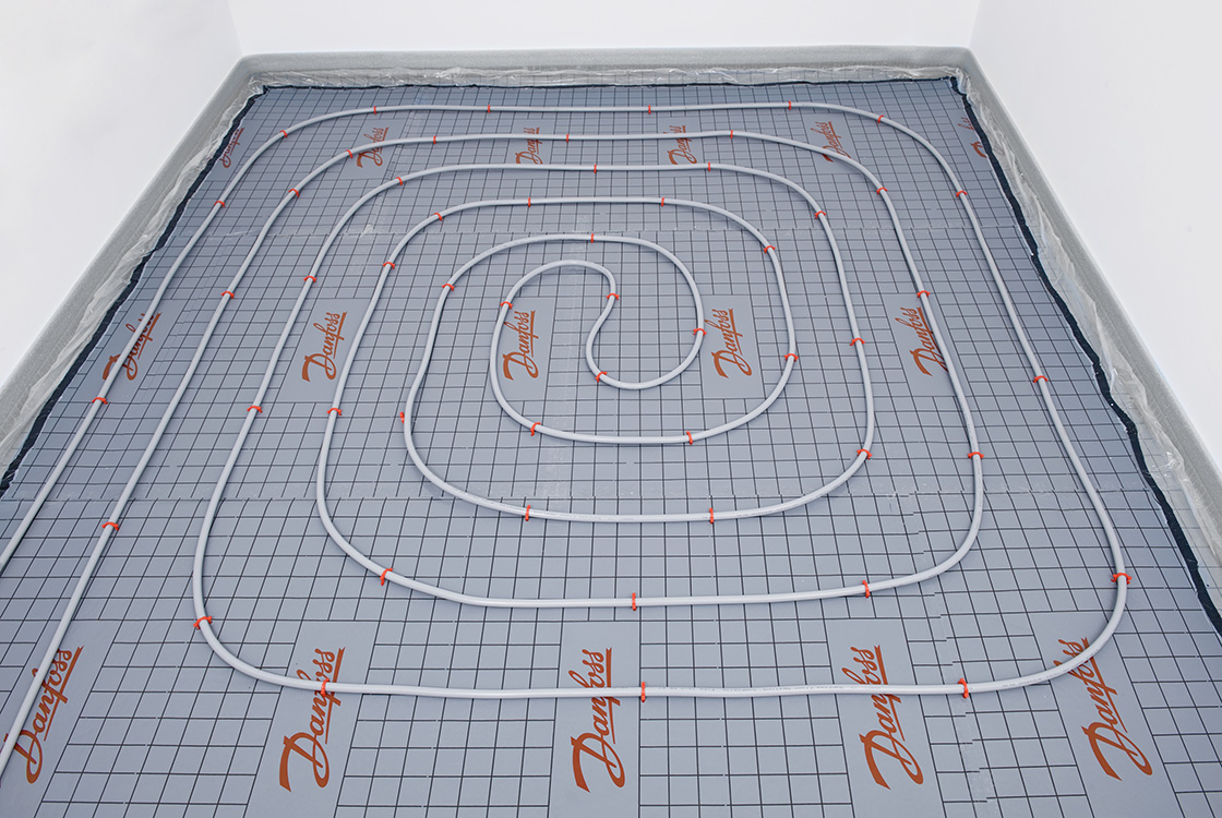 Panels And Pipes For Hydronic Underfloor Heating Danfoss