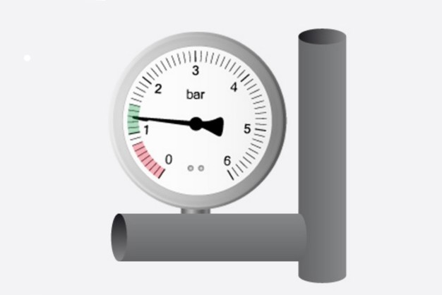 Niveau d'eau du système de chauffage Danfoss