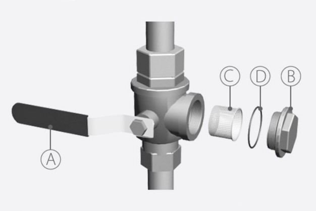 Nettoyage du filtre de chauffage Danfoss