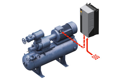 Drives for marine refrigeration compressors
