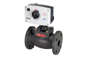 Регулювальні клапани з електроприводом і приводи Danfoss