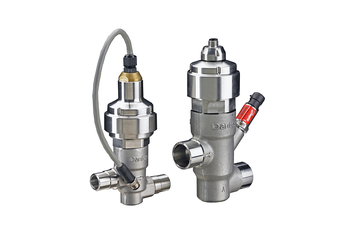 CCMT electric regulating valve high pressure CO₂ Danfoss