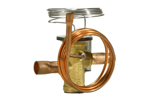 Product photo of the TR 6 thermostatic expansion valve by Danfoss