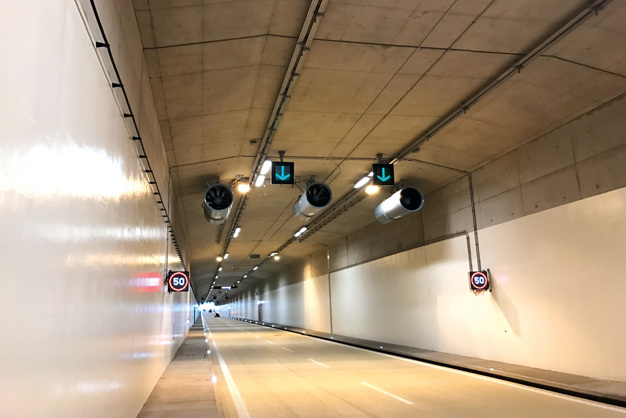 Micheville bereikt krachtige tunnelventilatie - zelfs met lange kabels