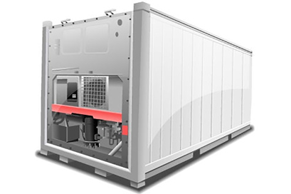 Condizionamento dell'aria dei container refrigerati