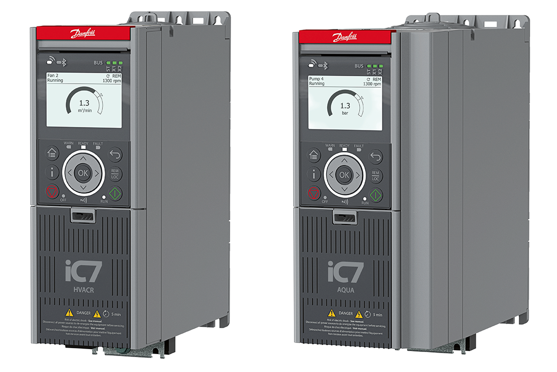 Nieuw : iC7-HVACR and iC7-Aqua drives. Indumation 2026 | Kortrijk Xpo België | 4-6 Feb | Stand 542 | Danfoss Drives