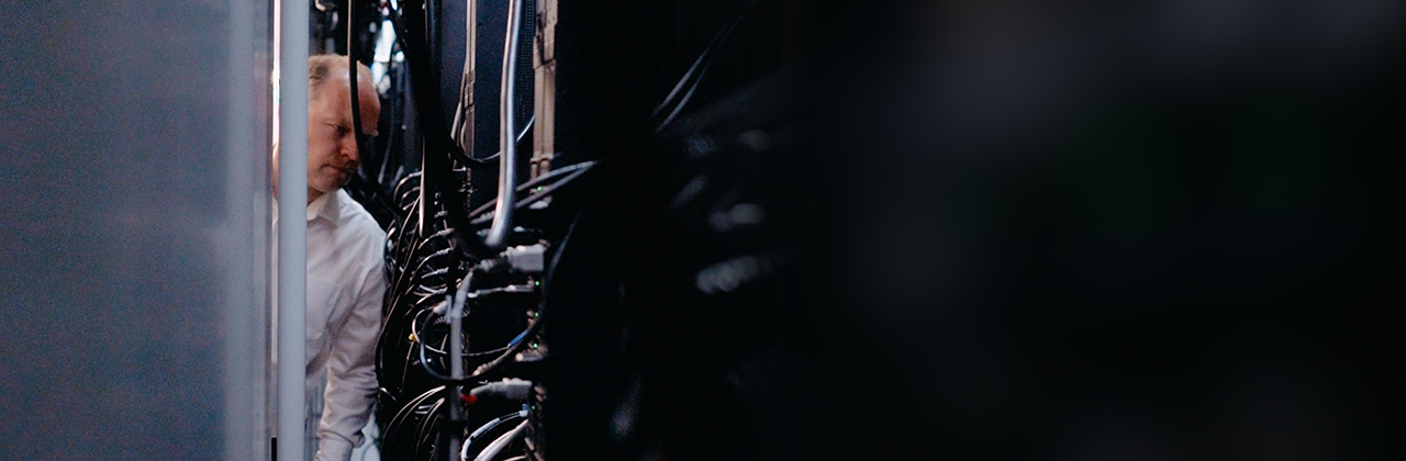 Data center at the Danfoss headquarters