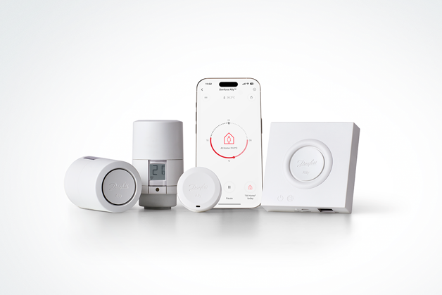 Radiators, hydronic floor heating or both? Danfoss Ally™ offers a solution for every home and every need