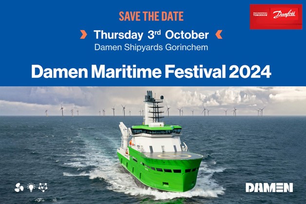 Damen Maritime Festival 3 oktober 2024 | Danfoss Drives | Danfoss Sondex | Elektrificatie | 3 october 2024 |