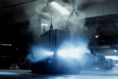 The Sanitizing Rhyno Protect robot