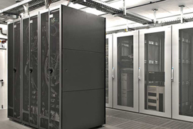 A data center representing Danfoss air conditioning solutions for close control systems