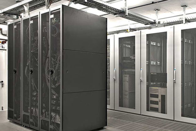 A data center representing Danfoss air conditioning solutions for close control systems