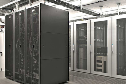 A data center representing Danfoss air conditioning solutions for close control systems