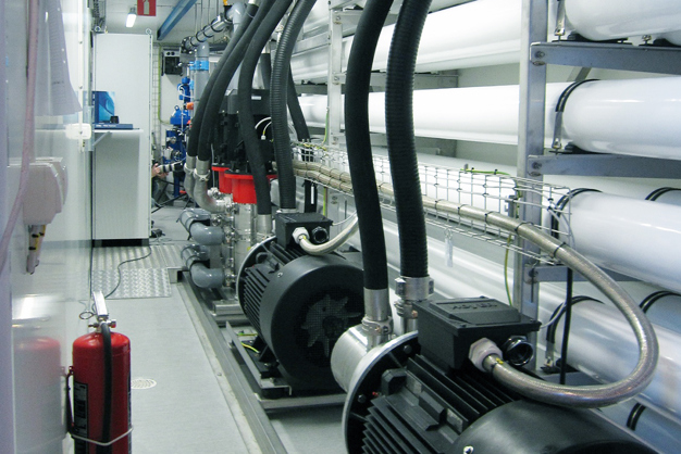 Planta SWRO em contêineres