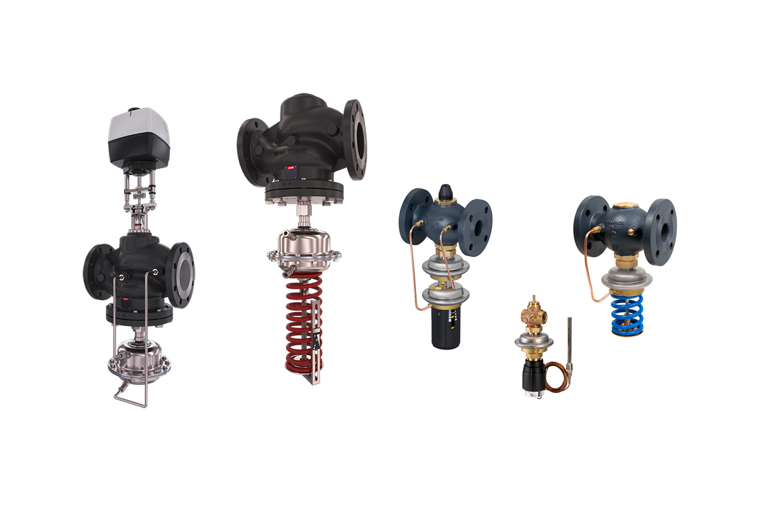 Differential pressure, flow and temperature controllers Danfoss
