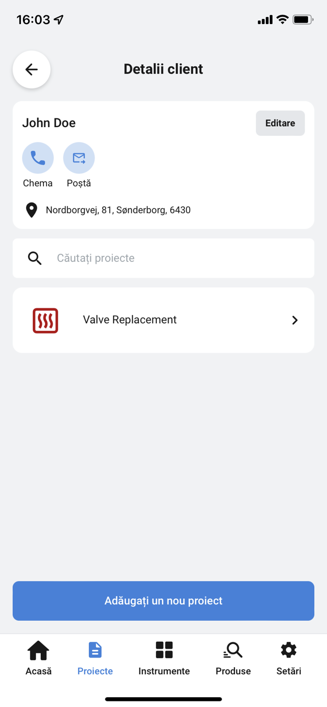 Installer App - Proiectele mele