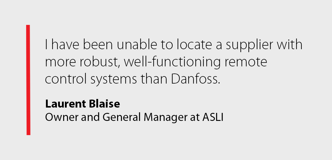 Laurent Blaise, owner and General Manager at ASLI