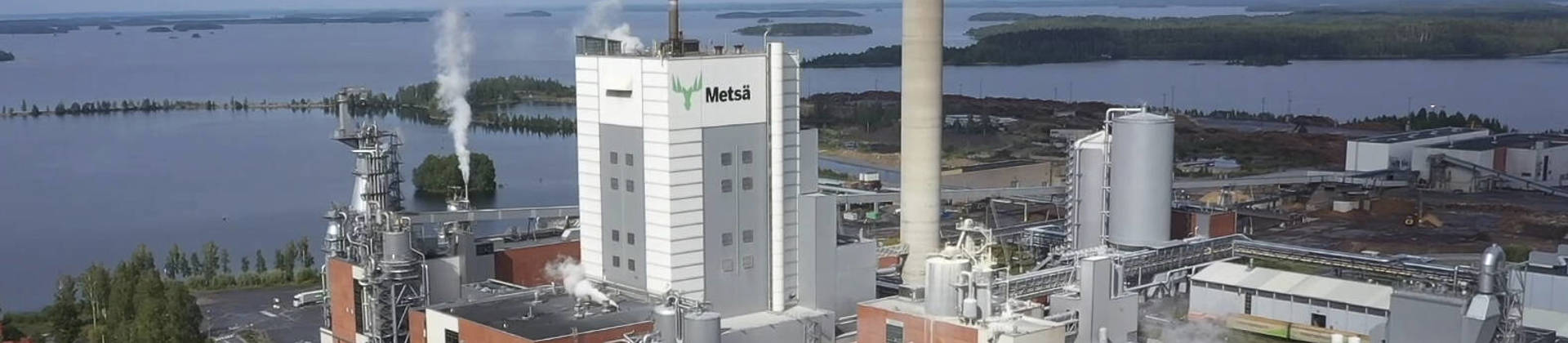 Metsä Fibre Oy:n Joutsenon-sellutehdas Lappeenrannassa on maailman suurin yksilinjainen havusellutehdas