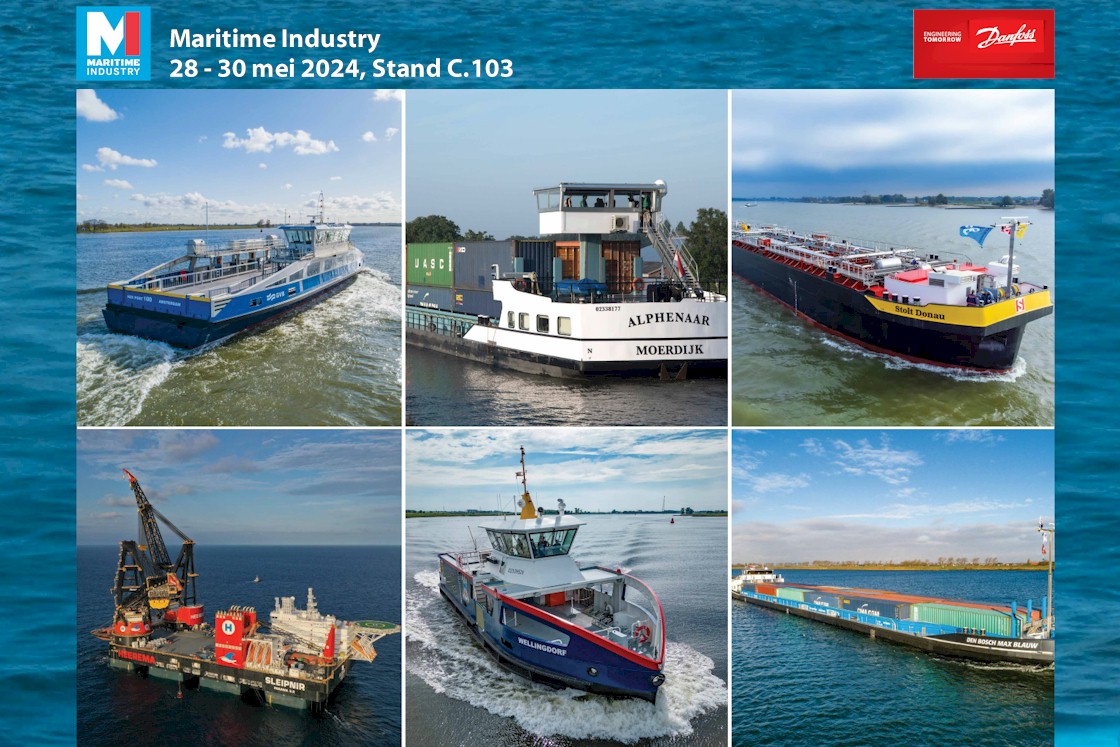 Danfoss Drives op Maritime Industry, 28-30 mei 2024, Stand C.103