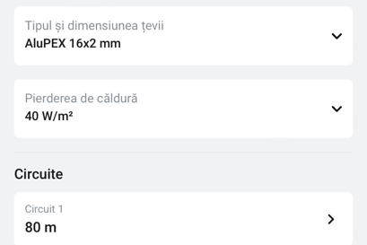 Instrument pentru încălzire prin pardoseală