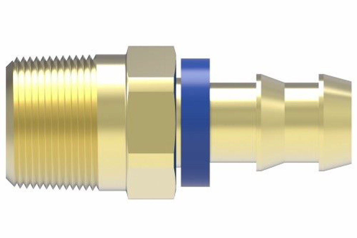 Socketless field attachable fittings (100 B series, 105 B series)