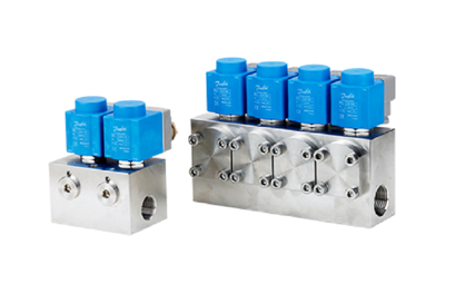 Solenoid valves for high-pressure applications