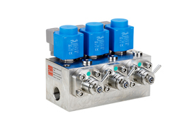 Válvula directional de bypass manual de 2/2 vías VDHT Danfoss