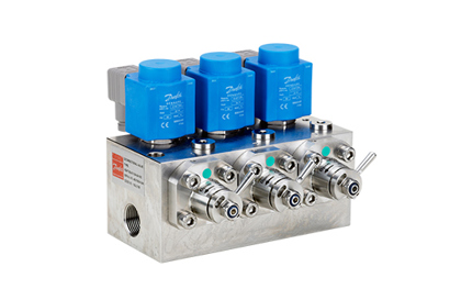 Válvula directional de bypass manual de 2/2 vías VDHT Danfoss