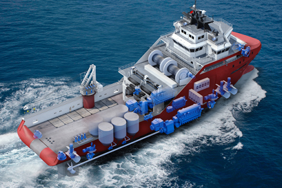 Applications marine hybrid fremdrift