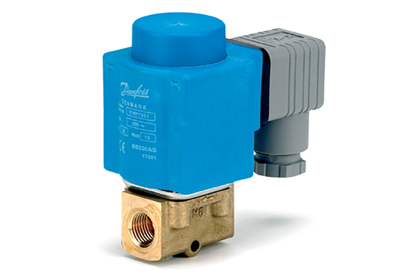 Válvulas solenoides de 2/2 vias diretamente operadas EV210B danfoss