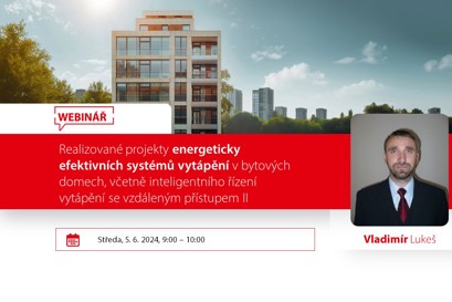 Realizované projekty energeticky efektivních systémů vytápění v bytových domech, včetně inteligentního řízení vytápění se vzdáleným přístupem II