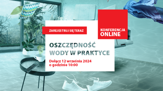 zalany pokój, webinar oszczędność wody w praktyce