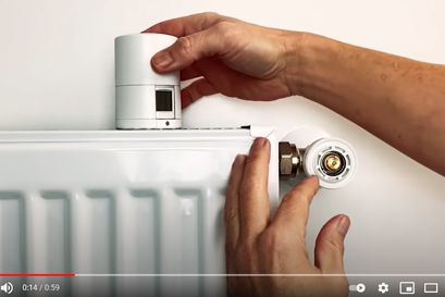 Video: Danfoss Ally™ Radiator Thermostat: How to install the thermostat